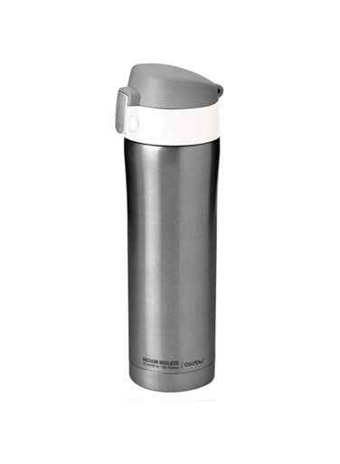 Asobu vacuum insulated bottle, 450 ml, smoke/white, v600