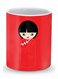 Premium Chinese Doll Designer Mug Red/Black