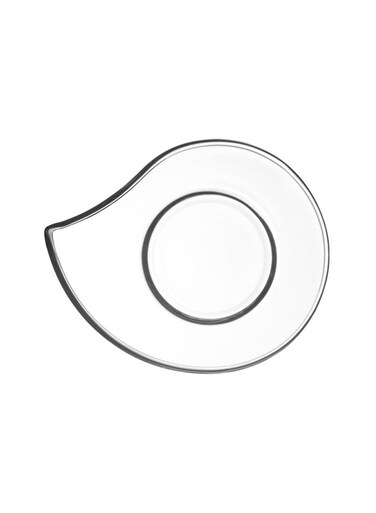 6-Piece Eva Tea Saucer Clear 135mm