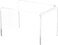 Plymor Clear Acrylic Rectangular Display Riser, 2" H x 3" W x 2" D (1/8" Thick) - 2 Pack