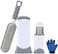 Pet Hair Remover,Clothes Brush with Self-Cleaning Base,Reusable Lint Roller Pet Lint Remover,Cat Dog Brush that Can be used on Both Sides,Comes with a Portable Travel Pet Hair Remover