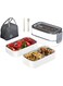 Bento Box, 2 Layer Stainless Steel Lunch Box, Stackable Lunchbox, Leakproof Lunch Bento Box, Food Storage Box with Dividers for Adults Kids Men Women Teens