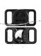 BonGu Airtag Dog Collar Holder [2 Pack], Waterproof Apple Airtag Case, Full-Body Silicone Protection, Anti-Lost Protective AirTag Holder, for Dog Collar (Black+Black)