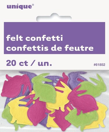 Bunny Shaped Felt Confetti
