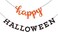 Happy Halloween Glitter Banner 7ft. 2pcs