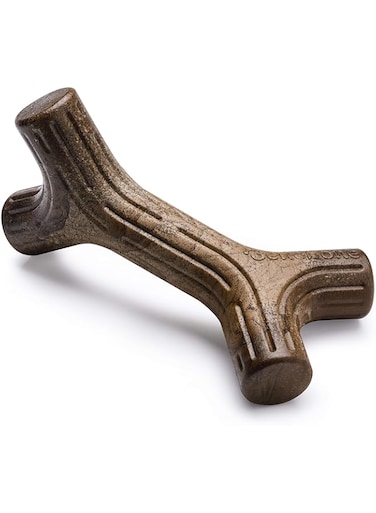 Benebone maplestick dog chew toy for aggressive chewer- with real maplewood, medium