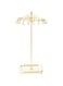 360&deg; Rotating Jewelry Organizer &ndash; Gold Jewelry Display Stand with Necklace Hanger, Earring and Bracelet Storage, Elegant Jewelry Holder for Organizing and Displaying Accessories