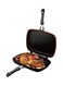 Double Grill Pan Black/Red 36cm