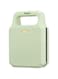 Tepengdie Mini sandwich Maker, Waffle Maker Panini Press Breakfast Sandwich Maker Grilled Cheese Maker Machine Kitchen Appliances Camping 600W, Lunch, Snack,Desserts Green