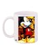 Mickey Mouse Printed Coffee Mug White/Red/Yellow