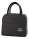 Bag, Foldable Insulated Lunchbox Tote Bag, Picnic Handbag for Women, Adults, Students and Children Oxford Black &acirc;&euro;Ž21 x 23 x 13 cm