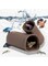 KASTWAVE 2 PCS Aquarium Decorations Cave-Pleco Cave-Fish Tank Decorations-Aquarium Rocks-Fish Accessories Bowl Cave Rocks-Betta Fish for Ornament Hideaway Pleco &amp; Rocks Betta Fish, Shrimp, Cichlids