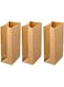 PARTY TIME - 24 Pieces Brown Kraft Bags Square Bottom Paper Bags Candy Food Baking Dessert Party Paper Bags