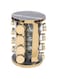 Falez Spice Carousel 16 Jar Rotating Gold - Organize and Elevate Your Culinary Experience