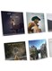 LileZbox Acrylic Record Holder Clear 6 Pack Vinyl Record Rack Wall Mount for Office Home 4x30x4cm