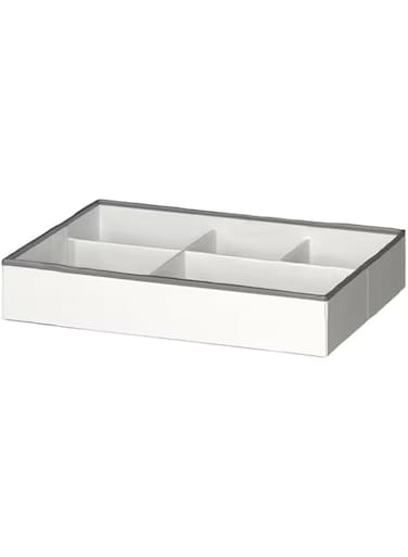 Digital Shoppy J&Auml;TTEBJ&Ouml;RN Organiser, white/grey, 50x35x9 cm