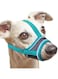 Dog Muzzle Soft Air Mesh Muzzle for Large Dogs, Adjustable Pet Muzzle for Small Medium Dogs to Drink Freely, Breathable Reflective Muzzle for Dogs to Prevent Biting Barking (Lake blue, M)