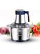 Shunle Meat Grinders, 5L 500W Meat Mincer Electric Food Chopper Meat Blenders Meat Grinder Food Chopper Food Grinder Stainless Steel Bowl Chopper for Meat Vegetables Fruits (Blue)
