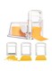 Cheese Slicers, Cheese Storage with Handle, Grater, Wire and Blade Attachments for Instant Fridge Storage