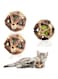 Tazweeq Cat Catnip Toys,Catnip Ball Toys,Nature Silvervine Stick Cage Cat Bell Balls, Catnip Toys for Cleaning Teeth, Relaxing Cats, Cat Toys for All Breeds(3 Packs)
