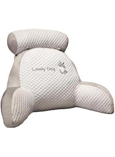 Reading Pillow for Kids,Back Pillow for Sitting in Bed, Washable Shredded Memory Foam Chair Pillow,for Kids Students &amp; Adults for Watching TV Gaming Reading Working