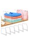 Shelf Dividers for Closets, 6 Pcs Clear Acrylic Shelf Divider, Adjustable Clear Shelf Separators, for Wood Shelves and Clothes Organizer/Purses Separators, for Closet, Bedroom, Kitchen and Office