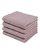 100% Cotton Waffle Weave Kitchen Dish Cloths, Waffle Tea Towels Ultra Soft Absorbent Quick Drying Dish Towels, 34x34 CM , 4-Pack. (Brown)