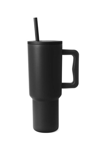 40 oz Tumbler with Handle and Straw Lid Reusable Stainless Steel Water Bottle Travel Mug Cup holder Friendly Insulated Cup Holiday Gifts for Women Men