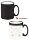Color Changing Heat Sensitive Ceramic Mug, Image Revealed When HOT Liquid is Added! Signs
