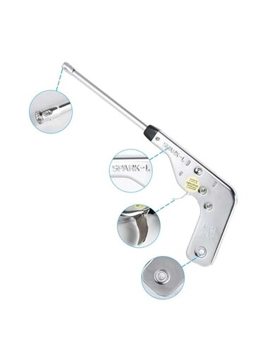 Spark-L Gas Lighter Silver 27cm