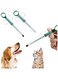 Khazna Cat Syringe Pet Pill Syringe Pet Feeding Syringe Cat Pill Shooter Small Pills Pet Pill Dispenser Syringe Feeders for Feeding Cats Dogs and Small Animals 2 Pieces