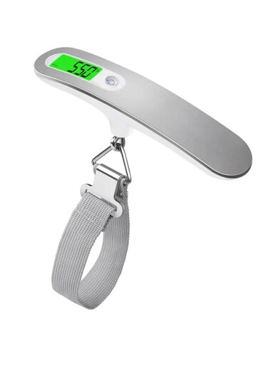 Digital Luggage Scale with LCD Display Silver