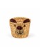 Teddy Bear Face Round Water Hyacinth Storage Basket, 31 cm Dia x 27 cm H, Handwoven Natural Water Hyacinth Organizer Bin for Toys, Clothes, Miscellaneous Items &amp; Home D&Atilde;&copy;cor