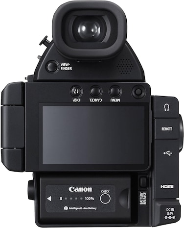 Canon EOS C100 Mark II Cinema EOS Camera With Dual Pixel Cmos AF Body Only, Black, C100 Mark II