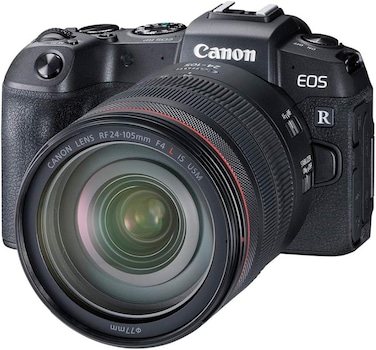 Canon EOS RP Mirrorless Camera With Rf 24-105Mm F/4L IS USM Lens Without Mount - Black - UAE Version