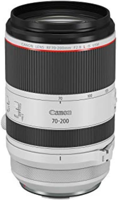 كانون عدسة RF 70-200 ملم F2.8 L IS USM لكاميرا كانون غير عاكسة بلون فضي