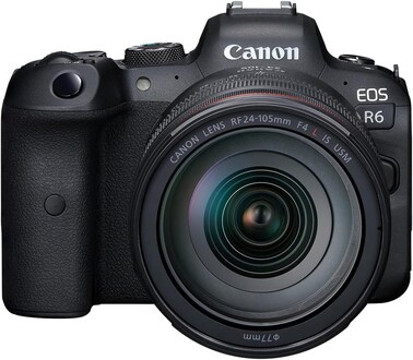 Canon EOS R6 With Rf 24-105mm F/4L Mirrorless Camera Lens Kit