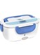 Electric Lunch Box Food Heater &acirc;&euro;&ldquo; Car, Home, and Office Use &acirc;&euro;&ldquo; Steam Vent &acirc;&euro;&ldquo; LED Indicator &acirc;&euro;&ldquo; Dishwasher Safe &acirc;&euro;&ldquo; Easy Use &amp; Portability &acirc;&euro;&ldquo; White &amp; Blue.