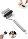 Cutter, Stainless Steel Noodle Lattice Roller, Dough Cutter Pasta Spaghetti Maker, Handheld Dough Cutter, Noodle Pressing Machine, Noodle Cutter Roller for Kitchen Cooking Tools