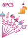 Reusable Camping Powder Straws Set, Straw Stickers, Party Supplies, Themed Birthday Party Supplies, Gifts, Small Presents