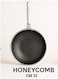Houseware 32cm Non-Stick Honeycomb Hybrid Wok Pan   Tri-Ply Stainless Steel   Induction &amp; Gas Compatible   Scratch-Resistant Cookware