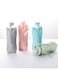 COOLBABY Collapsible Water Bottle Anti-Leak Valve Reusable BPA-Free Silicone Collapsible Water Bottle for Sports
