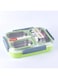 Generic Leak Proof lunch Box with separate Container (Green)