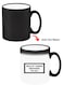 Color Changing Heat Sensitive Ceramic Mug, Image Revealed When HOT Liquid is Added! I am not black