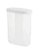JANNAH 1pc Two Compartment Storage Container Multipurpose Moisture-proof Food Sealed Box With Lid Reusable Large Capacity (White)