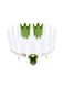 Dish Rack White/Green