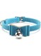 Cat collar adjustable collar bling diamante with bells,11 inches for small dogs and cats - Blue