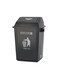 60L Dustbin- RF12400  Push Lid for Waste Disposal, Trash Can for Trash Can for Hospitals, Restaurants, Societies, Parks, Malls, Etc.  Premium Quality Plastic Bin and Push Lid  Black