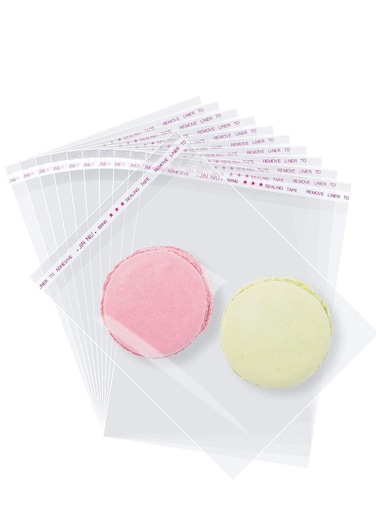 [700 Pieces] Clear Resealable Cellophane Bags 3 x 5 inches   Self-Sealing Poly Bags for Candy, Cookies, Samples, Jewelry, and Birthday Party Favors   Cellophane Treat Bags