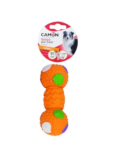 Camon Latex Vortex Dumbbell with Squeaker